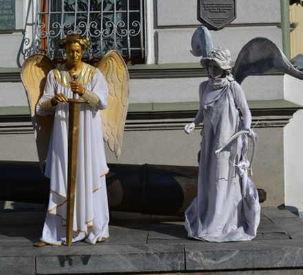 живые статуи на праздник минск